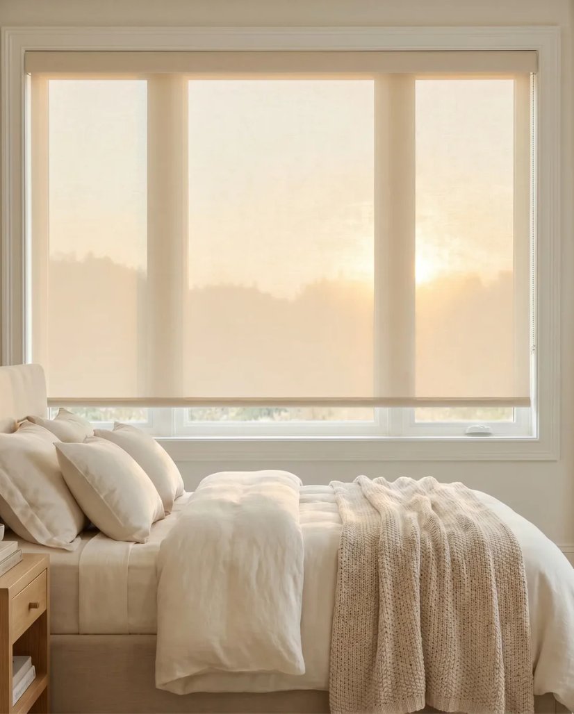 roller shades installed
