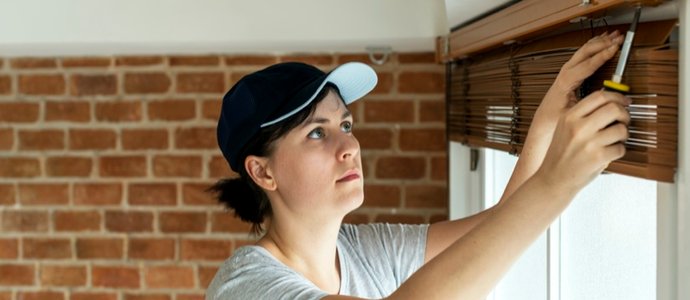 professional window treatment installation